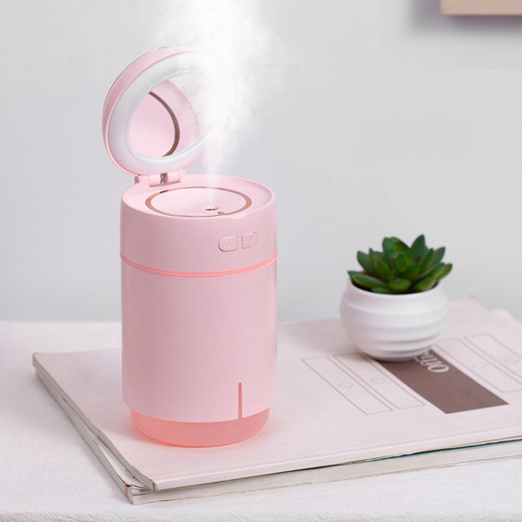 Portable Humidifier LED Night Light Tabletop Air Purifier 2 Modes