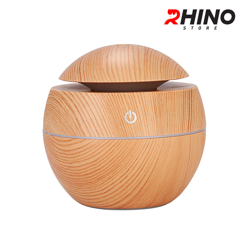 Máy phun sương tinh dầu tạo ẩm Rhino H402 hình cầu, dung tích 200ml nhiều màu - Hàng chính hãng