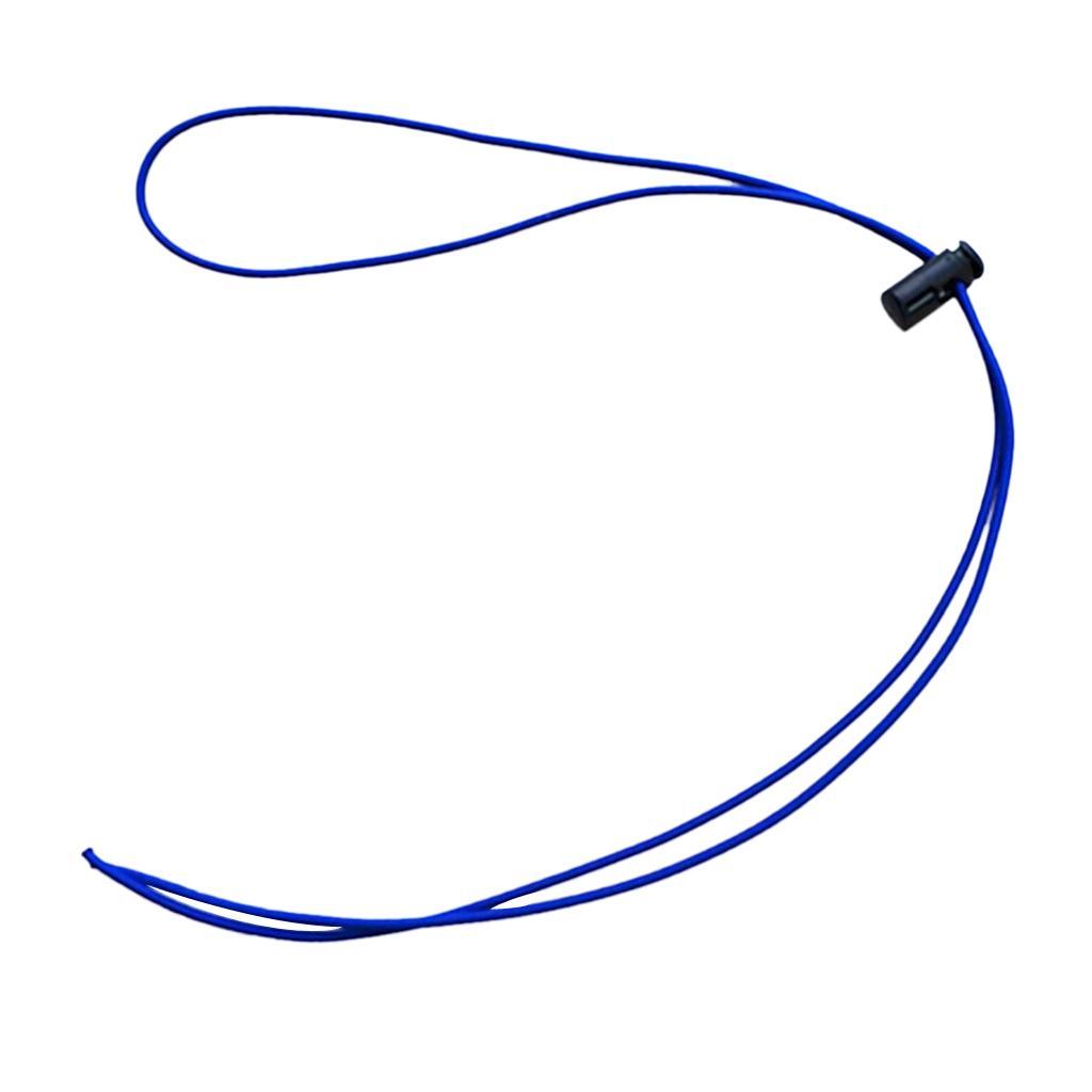 2x UV Stable Rubber Swimming Goggles / Dive Mask Elastic Strap Lanyard Rope