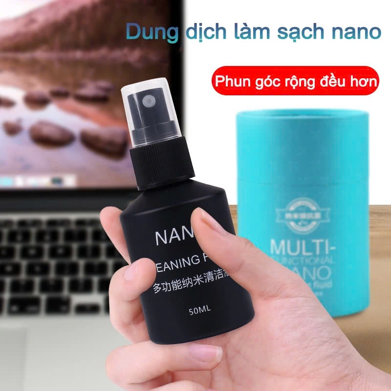 5in1 Bộ vệ sinh Laptop Macbook , Máy ảnh Cao Cấp 5 Trong 1 Bộ Vệ Sinh Màn Hình , Vỏ Ngoài , Bàn Phím Dành Cho Lens Camera Có Dung Dịch Khăn Lau , Chổi Quét , Bóng Thổi Bụi Đa Năng cho iPhone / iPad / Smartphone Smartwatch Tivi Fullbox – Hàng Nhập Khẩu