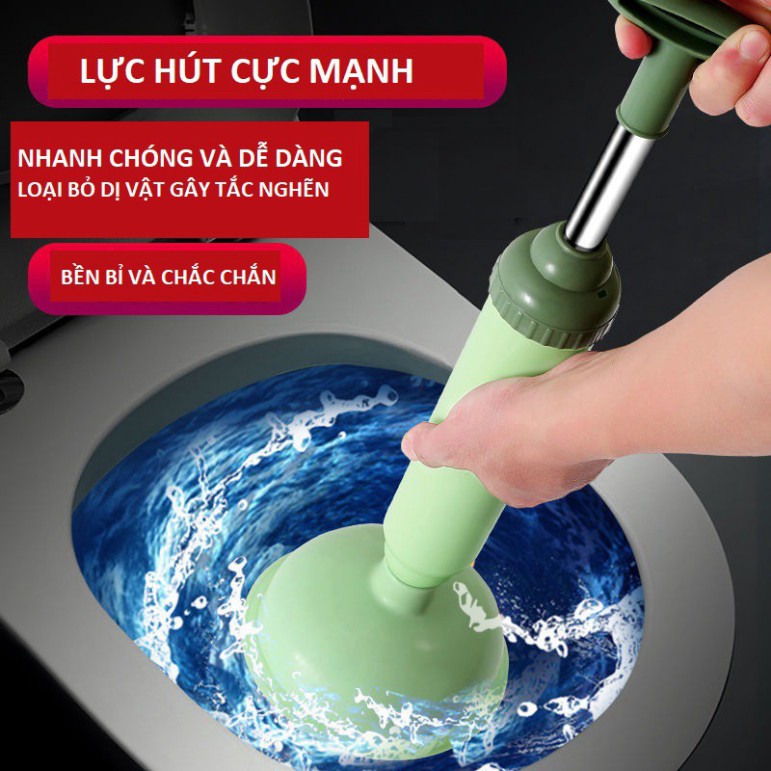 Cây Thông Bồn Cầu/Nhà Vệ Sinh Đa Năng Hút Chân Không Cực Mạnh, Dễ Sử Dụng-Màu Ngẫu Nhiên