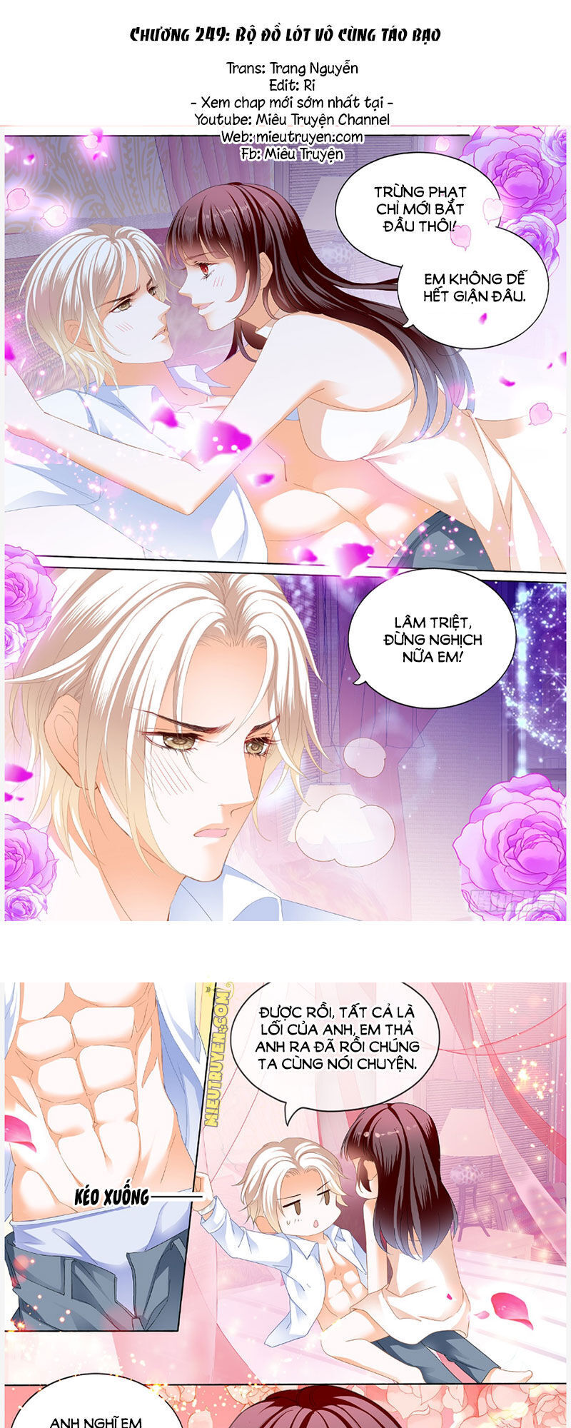 lóe thiểm hôn kiều thê mơ tưởng trốn chapter 249 2