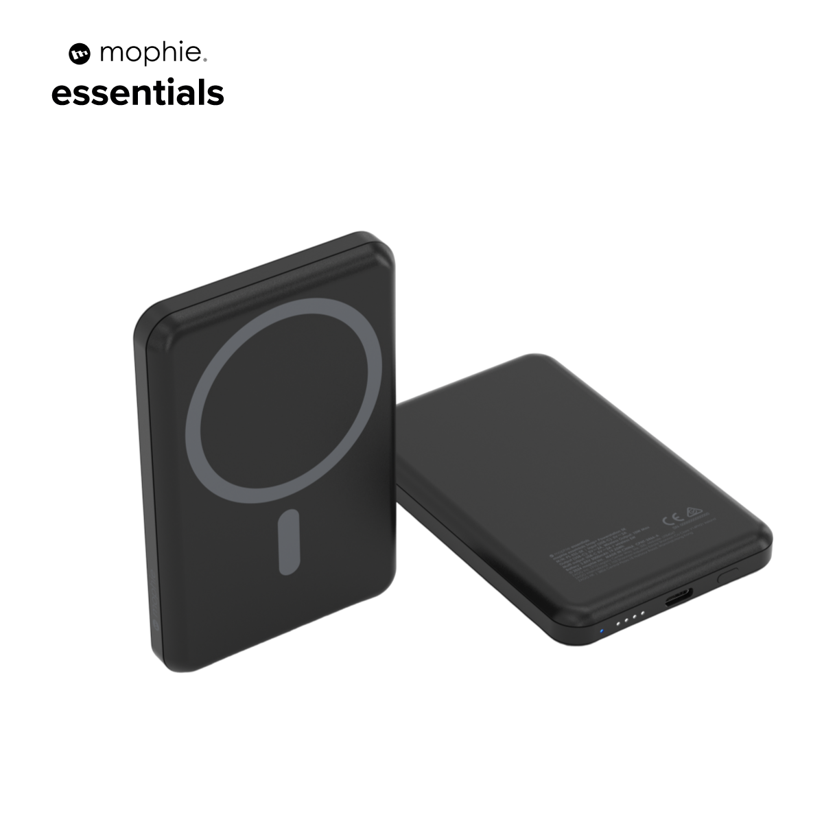 Sạc dự phòng mophie Essentials Snap+ 5,000mAh, hỗ trợ sạc từ tính - Hàng chính hãng