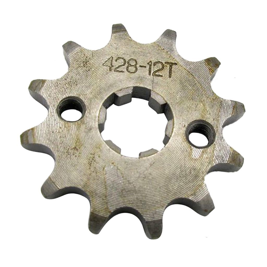 12T 428 Chain/Pitch Front Sprocket Cog Pit/Trail/Dirt bike ATV Quad 17mm