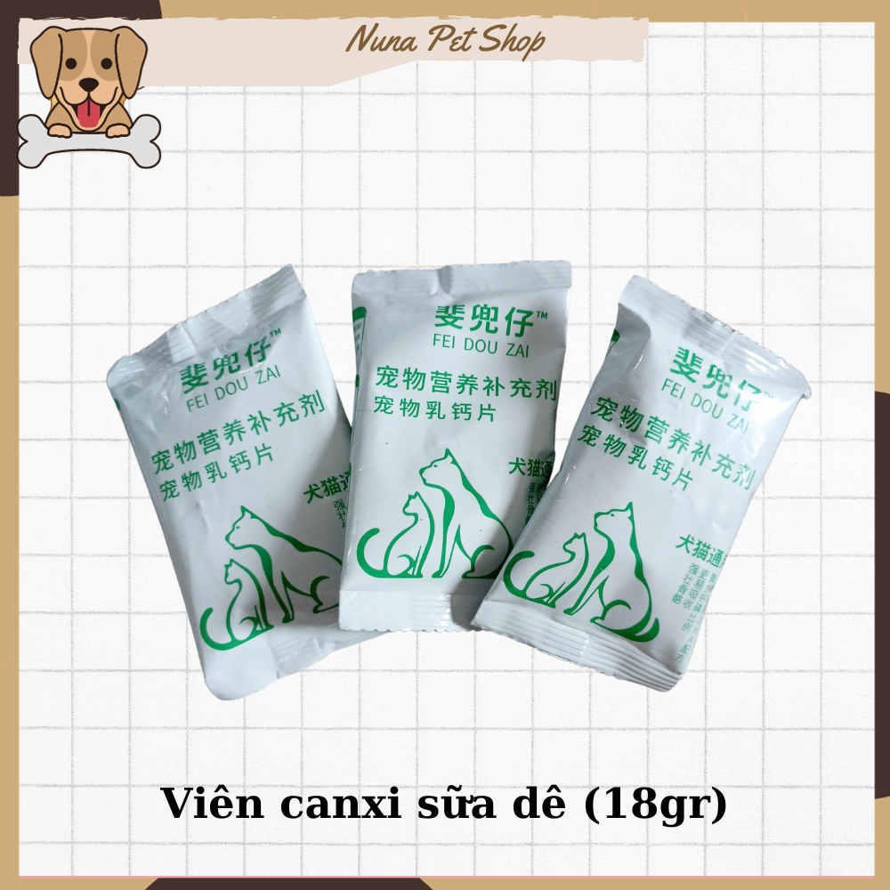 Viên canxi cho chó mèo bổ sung dinh dưỡng vitamin giúp chắc khỏe xương mượt lông