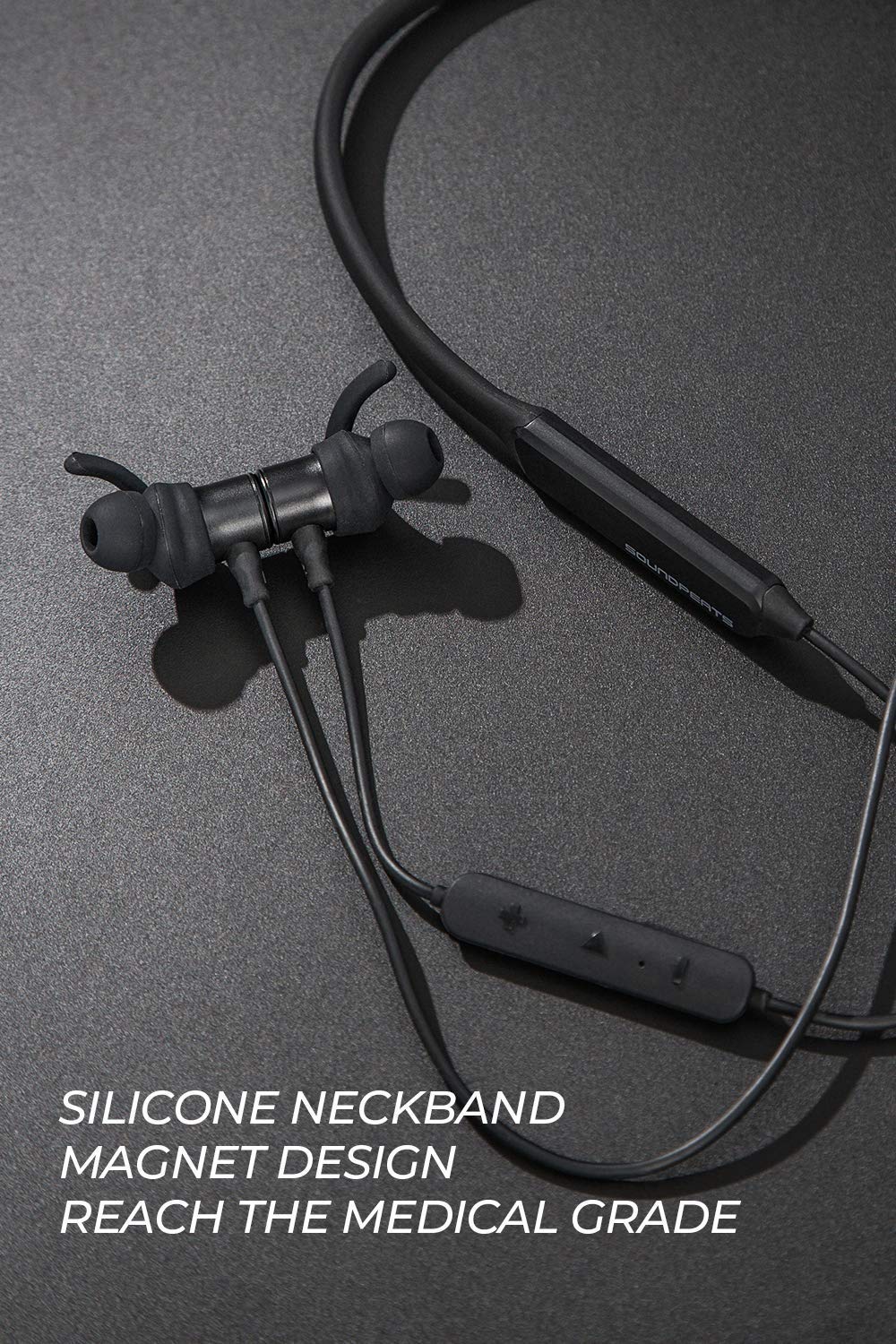 Tai Nghe Bluetooth Choàng Cổ Thể Thao SOUNDPEATS Force HD Chống Nước IPX6 - Hàng Chính Hãng