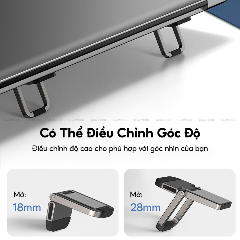 Giá Đỡ BASEUS Slim Laptop Kickstand Có Thể Gập Gọn Cho Máy Từ 13 Đến 17 inch | Hàng Chính Hãng