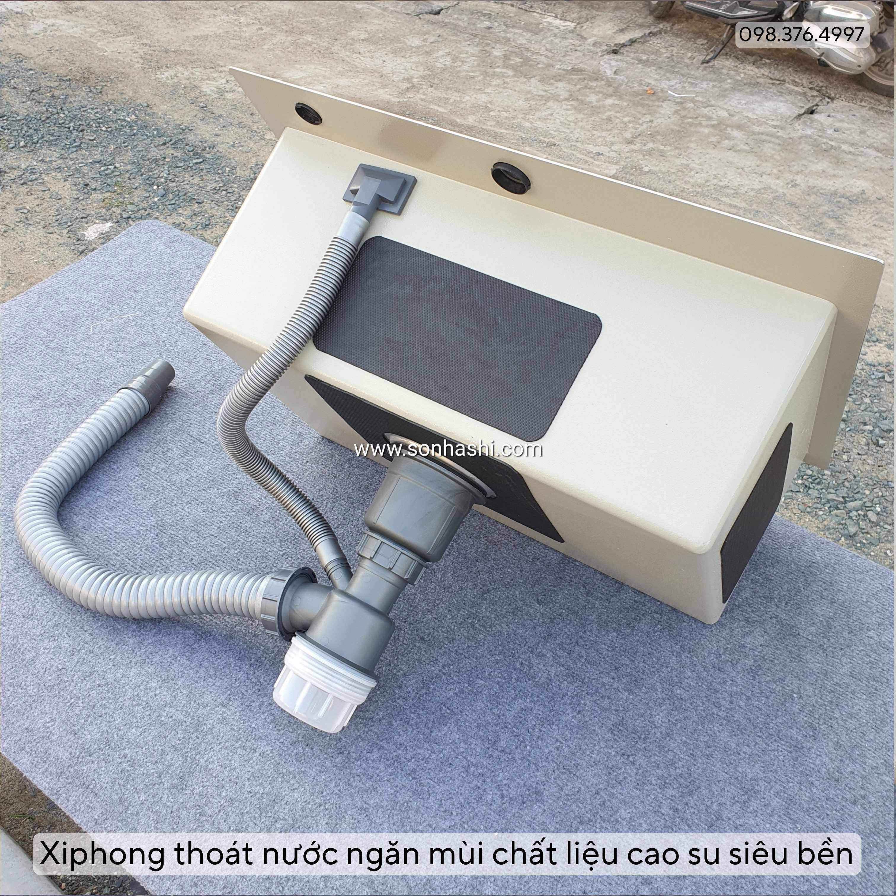 Chậu rửa bát 1 hố Sơn Hà HM.X.1C.60.2.3