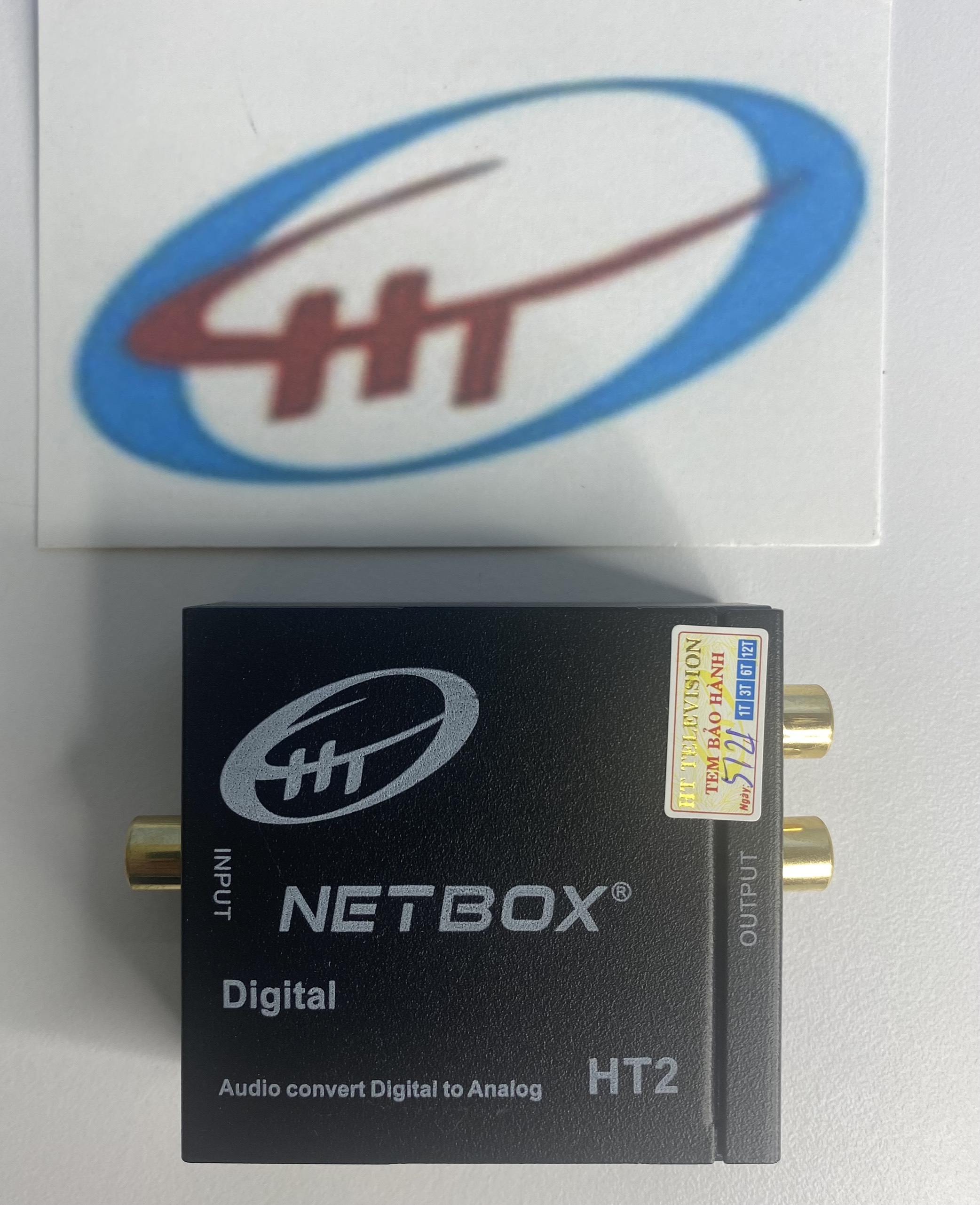 Bộ Chuyển Đổi Âm Thanh Digital NETBOX HT2,DÂY 3.5 RA 2 ĐẦU AV 3M - Hàng Chính Hãng