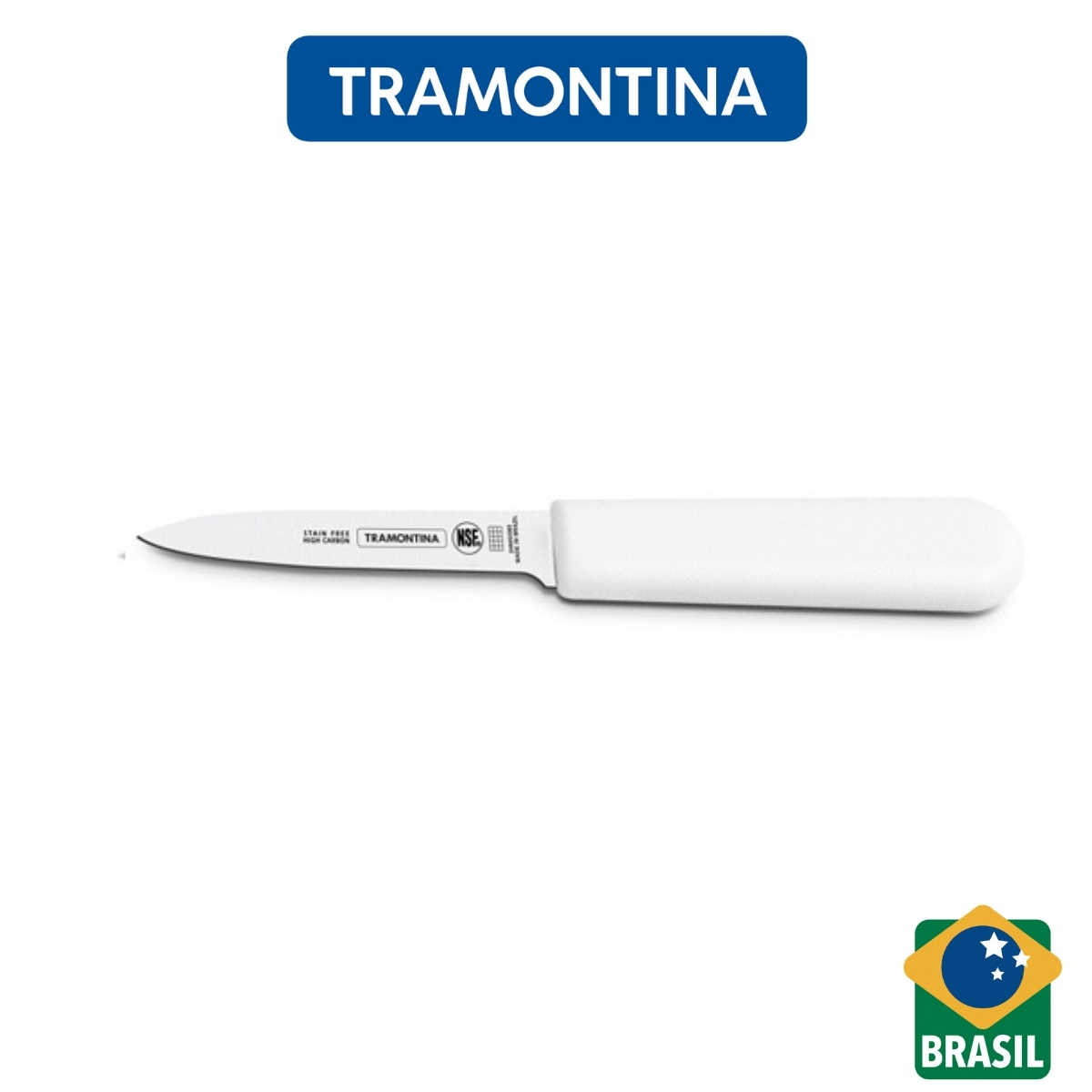 Dao Gọt Tỉa Cán Trắng Tramontina Prof 10cm - TRDA24625-183