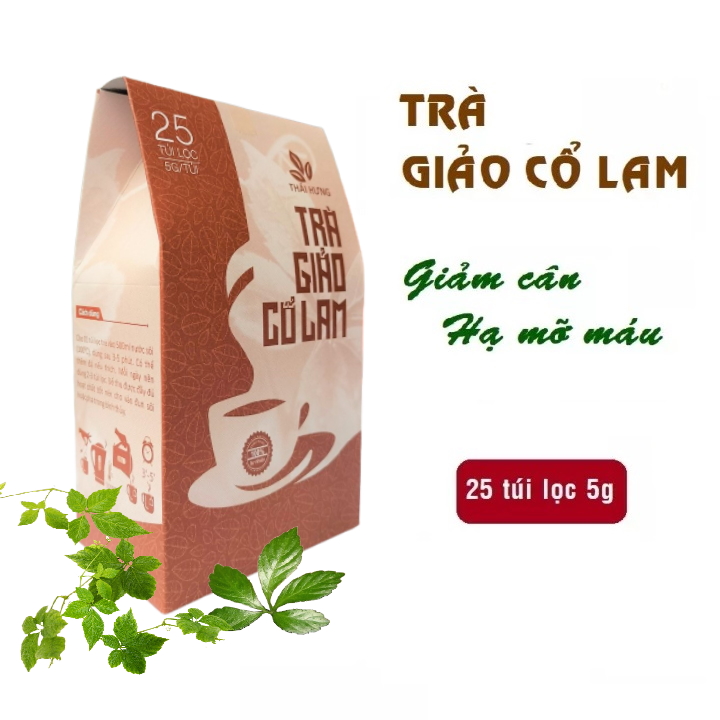 Trà Giảo cổ lam Thái Hưng giảm cân, hạ mỡ máu 25 túi lọc x 5g