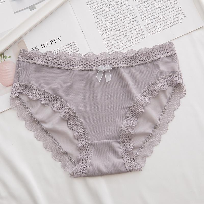 Set 5 quần lót ren lưới nữ kháng khuẩn sexy QLN10