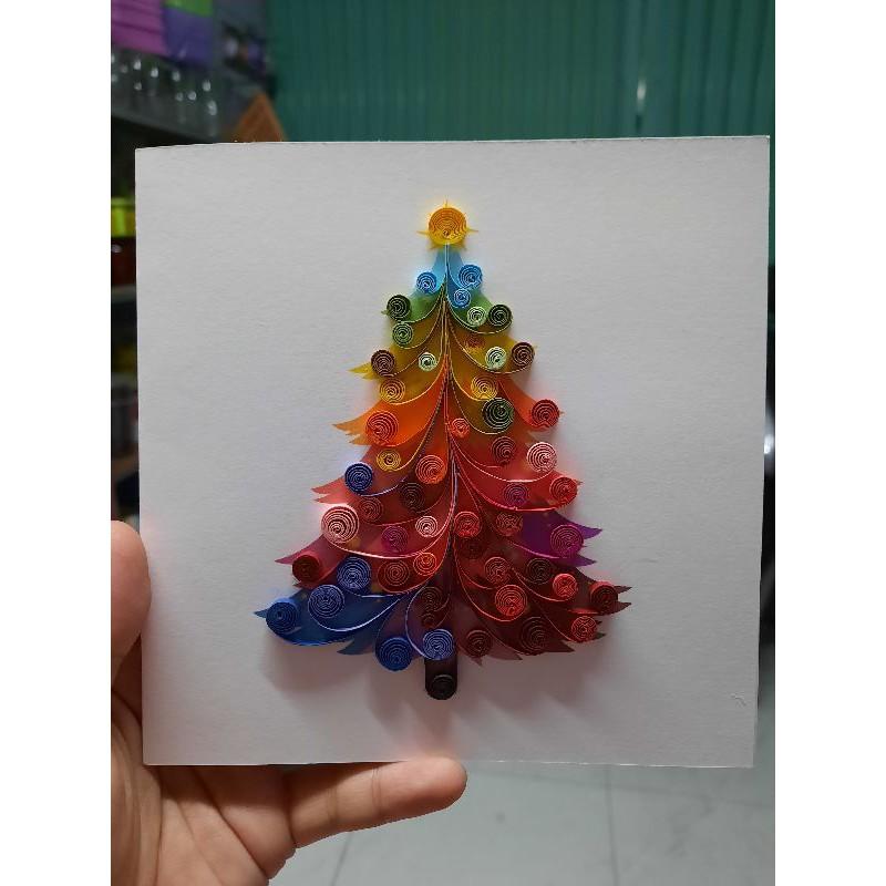 THIỆP QUILLING, THIỆP HANDMADE NOEL
