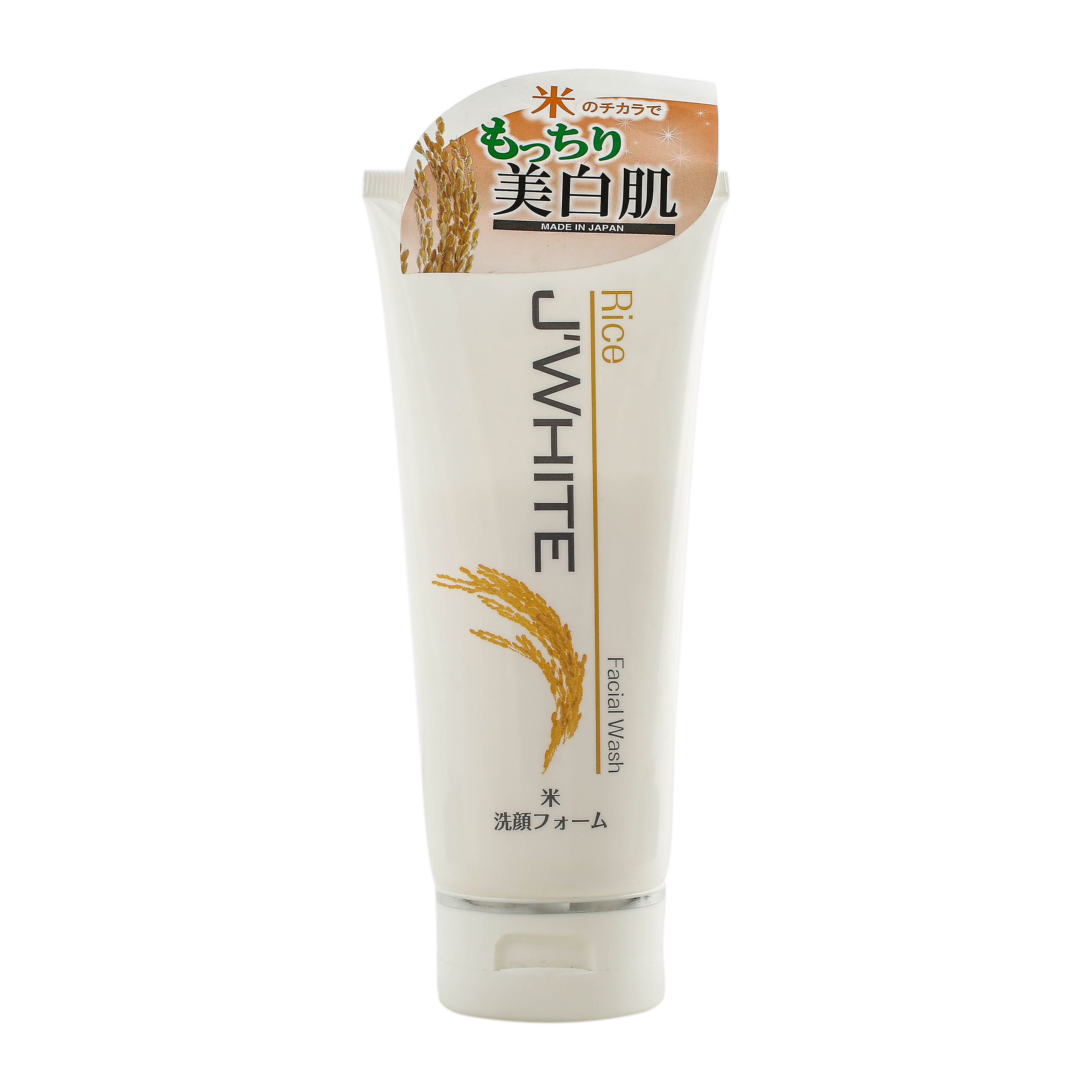SỮA RỬA MẶT NHẬT BẢN TINH CHẤT MẦM GẠO JWHITE RICE FACIAL WASH SẠCH DẦU NHỜN, DƯỠNG TRẮNG DA