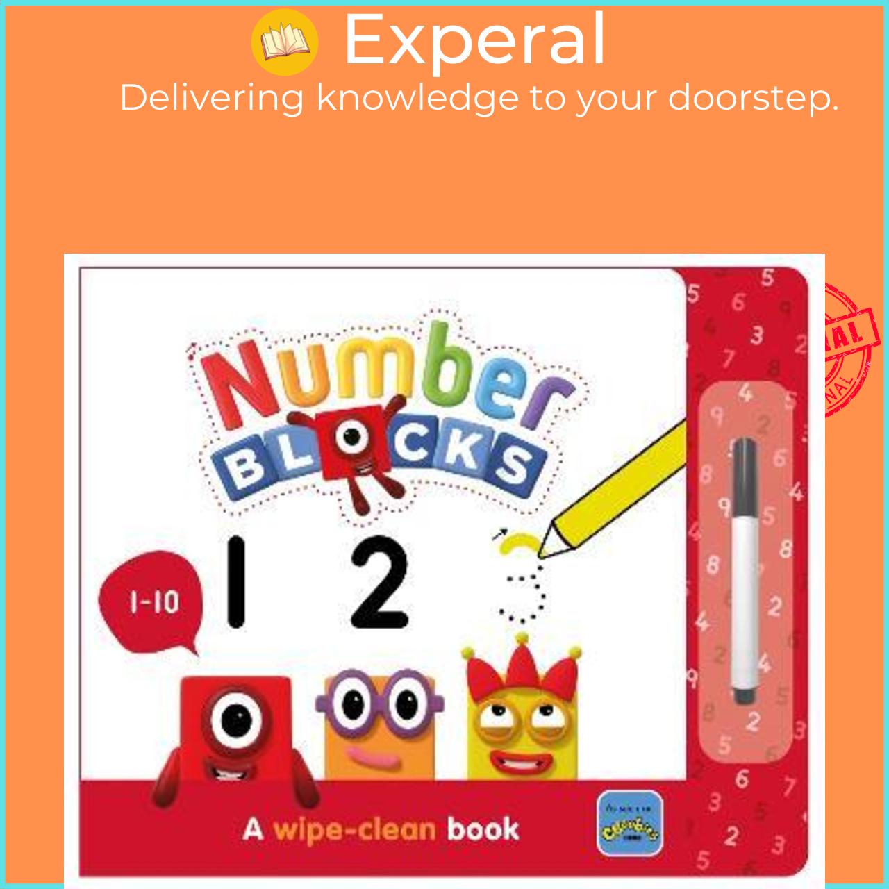 Hình ảnh Sách - Numberblocks 1-10: A Wipe-Clean Book by Unknown (UK edition, paperback)