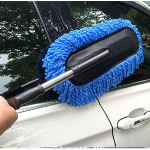 Chổi lau bụi xe ô tô sợi dầu chuyên dụng Cán có thể kéo dài