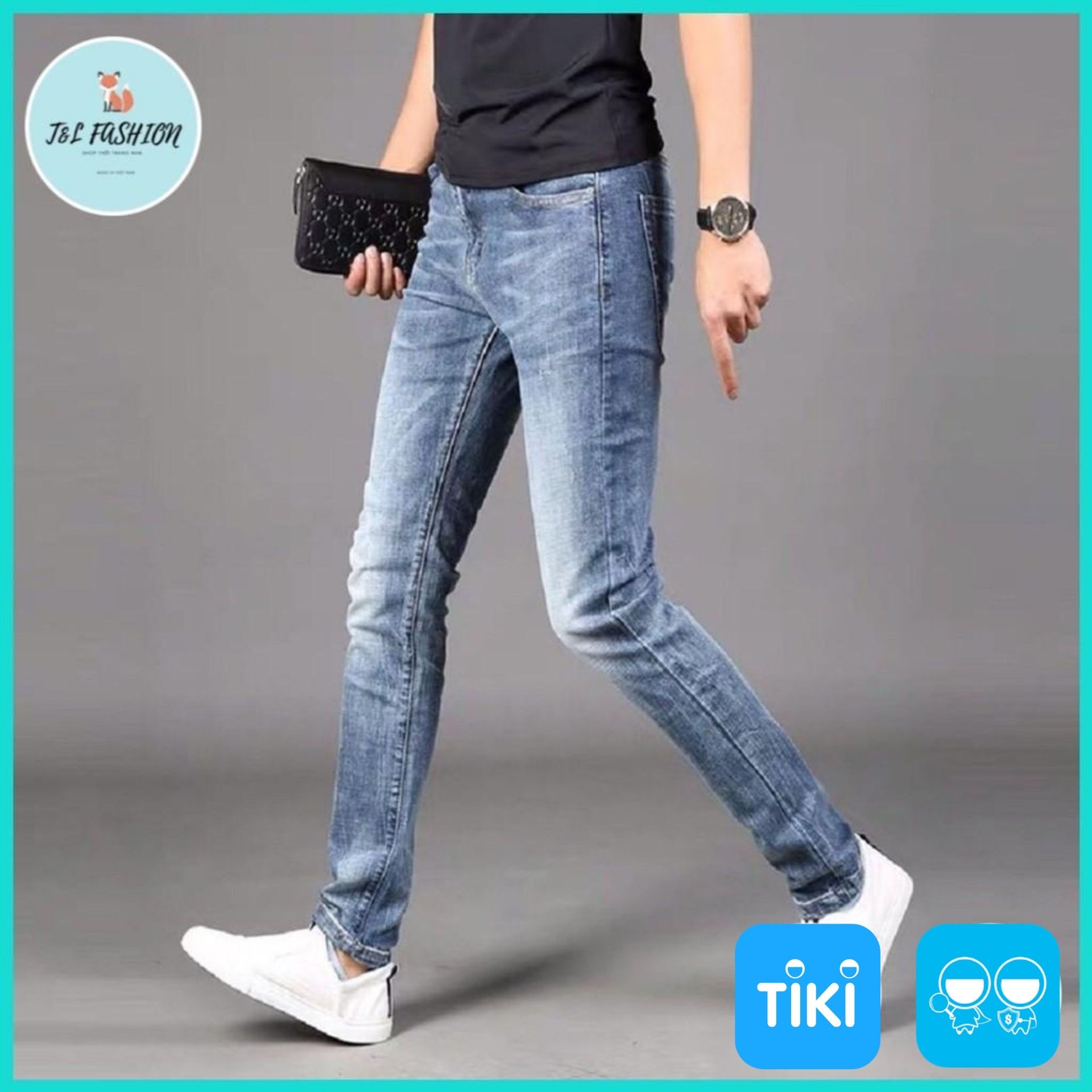 Quần Jean Nam, Chất Bò Cao Cấp Hàn Quốc Phong Cách Thời Trang T&amp;L store msa42