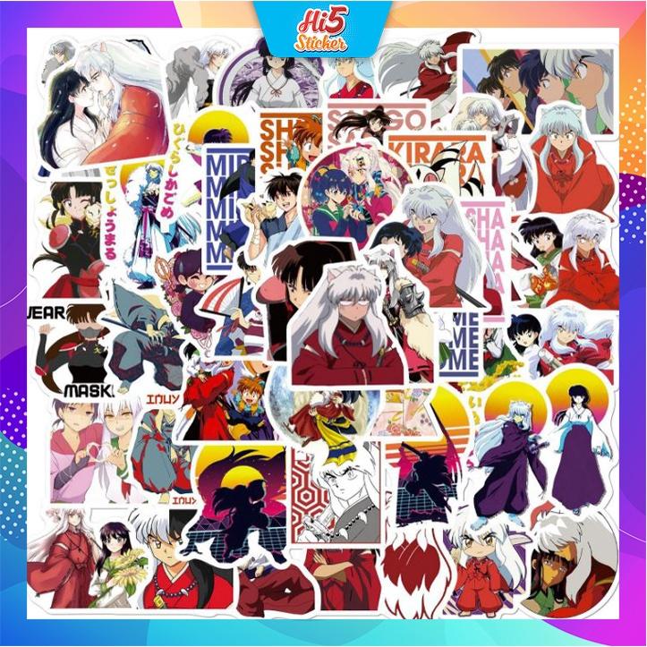 Sticker Hình Dán Trang Trí Anime Khuyển Dạ Xoa InuYasha ms#230