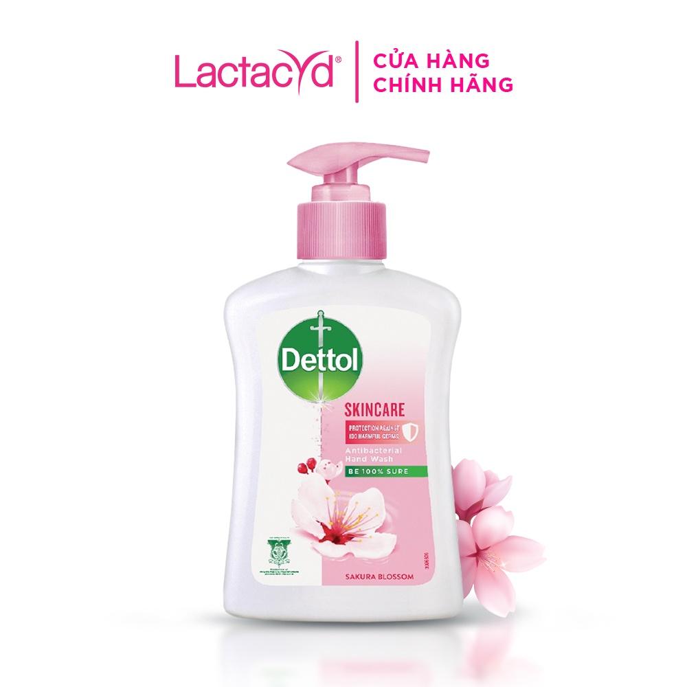 (Quà tặng Lactacyd) Chai nước rửa tay Dettol kháng khuẩn chăm sóc da 250G