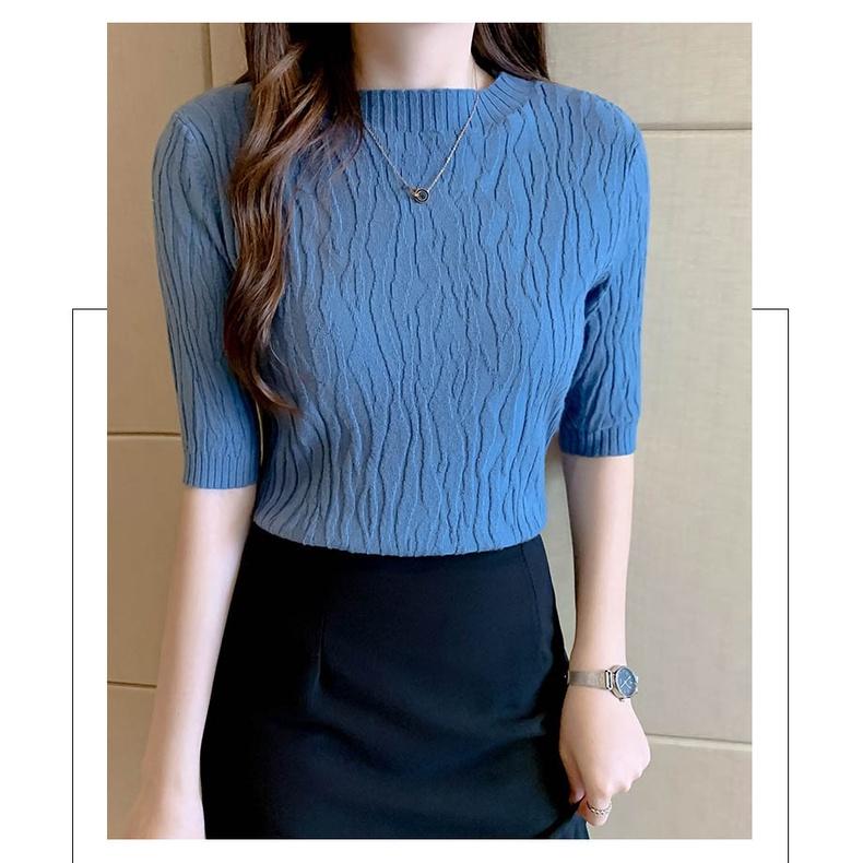 Áo len nữ tay lỡ hàng Quảng Châu chất đẹp thời trang, cá tính