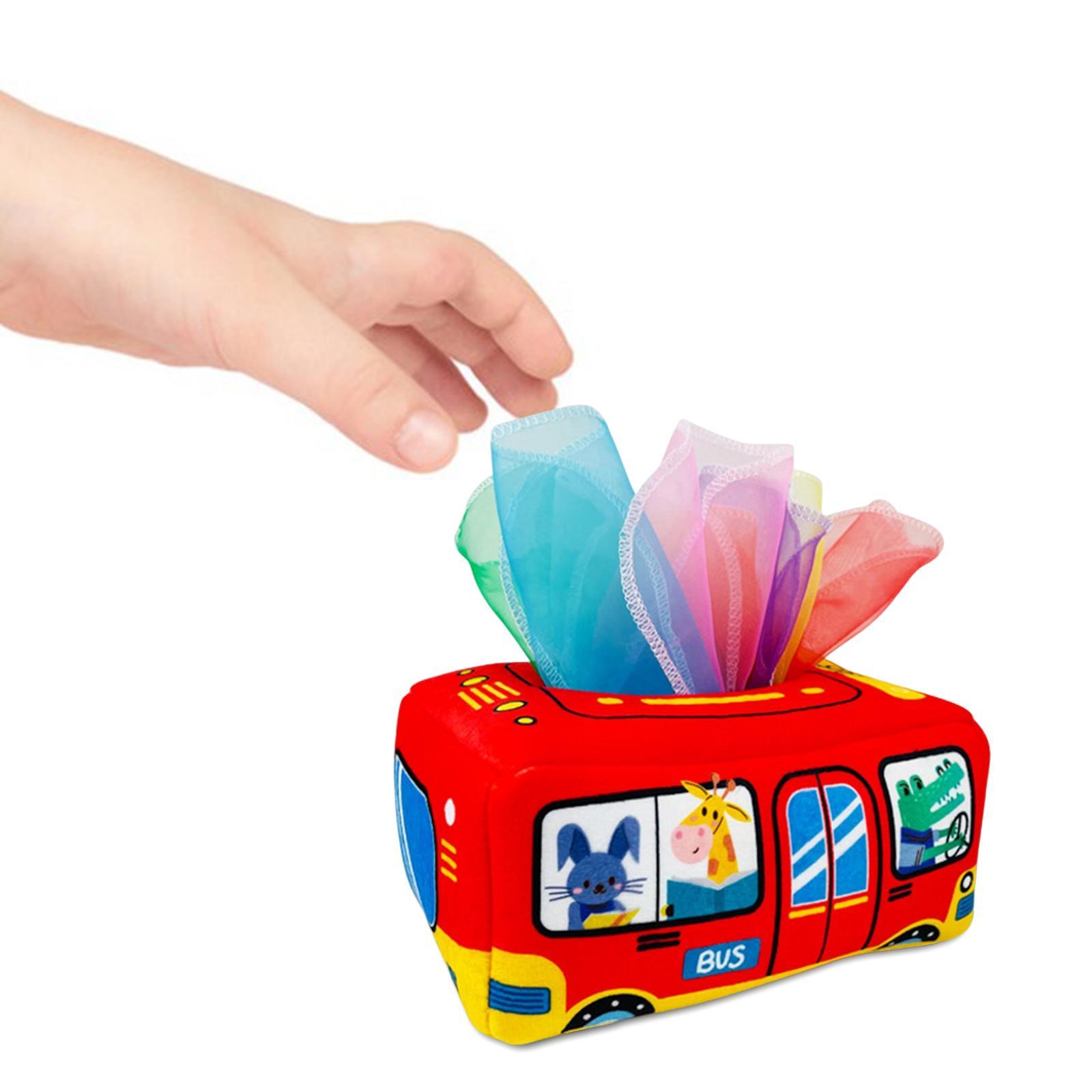 Tissue Box Toys Early Learning Toys Sensory Toys for Baby Children Gifts