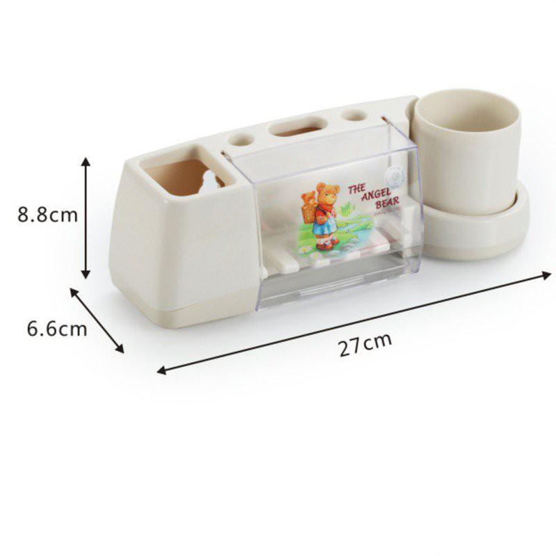 Bộ để bàn chải, ly treo tường 2155