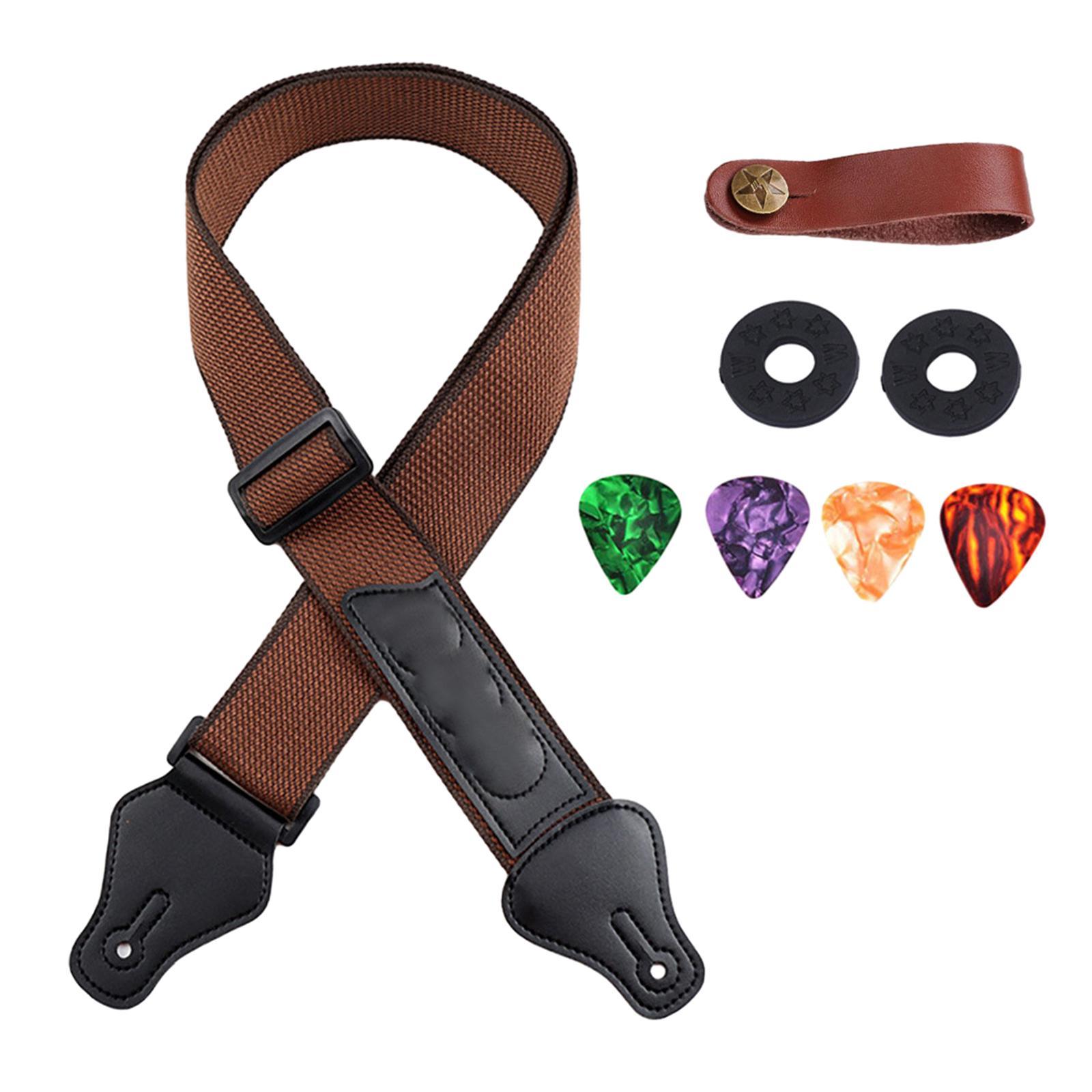 Electric Guitar Strap Guitar Strap for Acoustic Guitar Leisure Lengthened Professional for Mandolin Replacement Beginner
