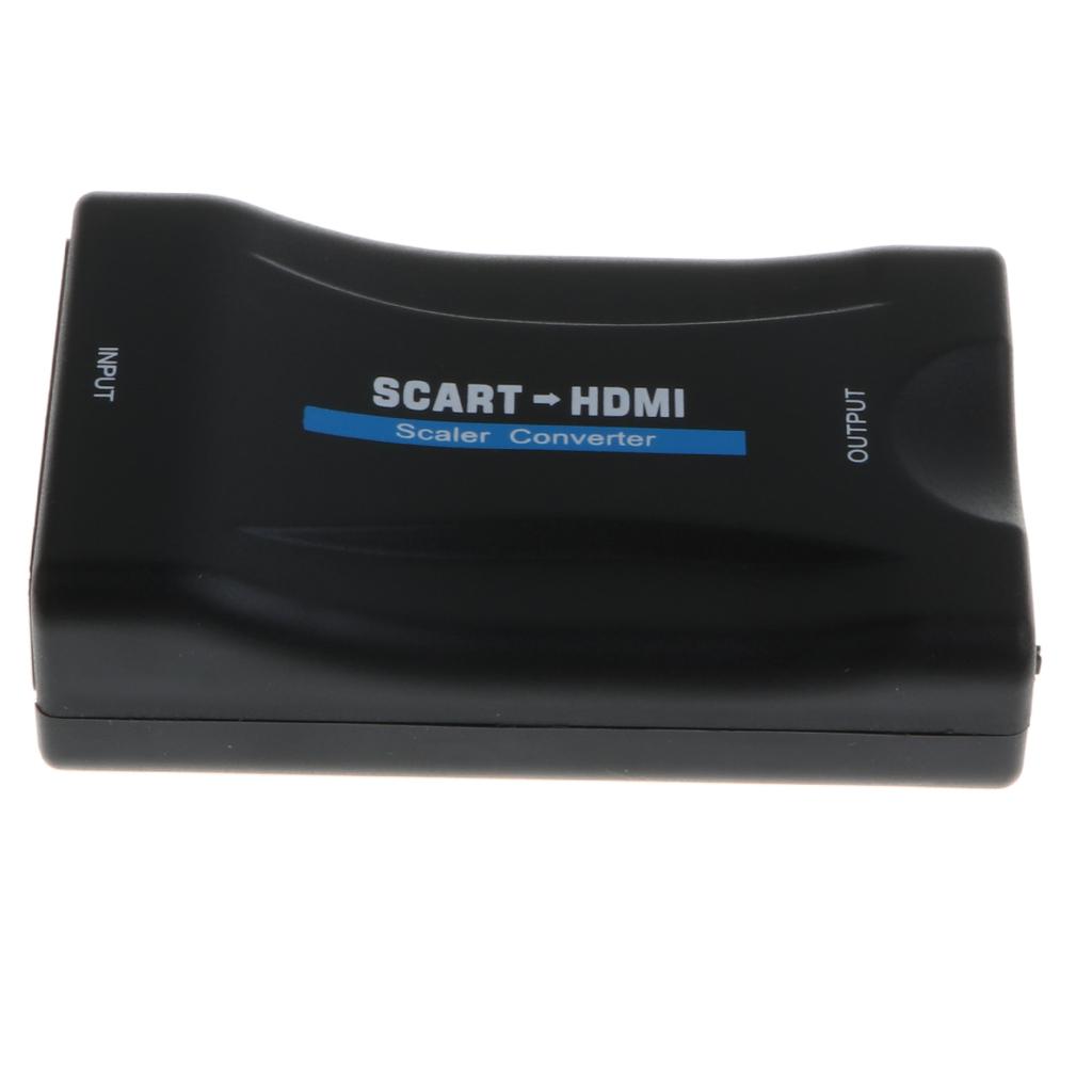 SCART to 1080P Audio Converter Scaler Box for HDTV HD Monitor