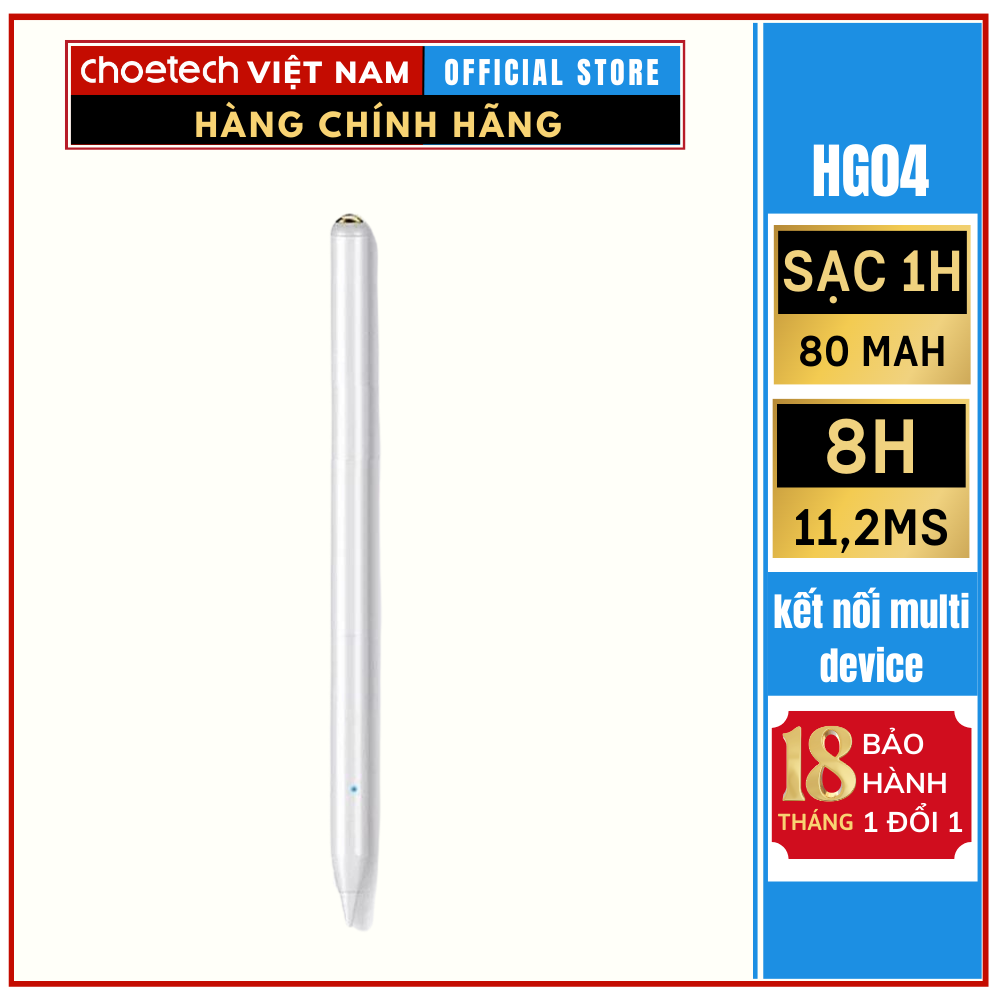 Bút cảm ứng Stylus Pen CHOETECH HG04 (HÀNG CHÍNH HÃNG)