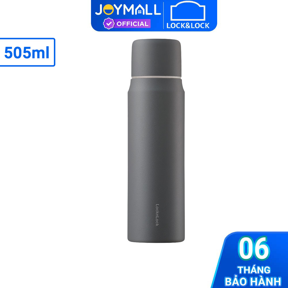 Bình giữ nhiệt Lock&amp;Lock 505ml Maman Cup Vacuum Bottle LHC1487 - Hàng chính hãng, nắp dùng làm cốc nước uống - JoyMall