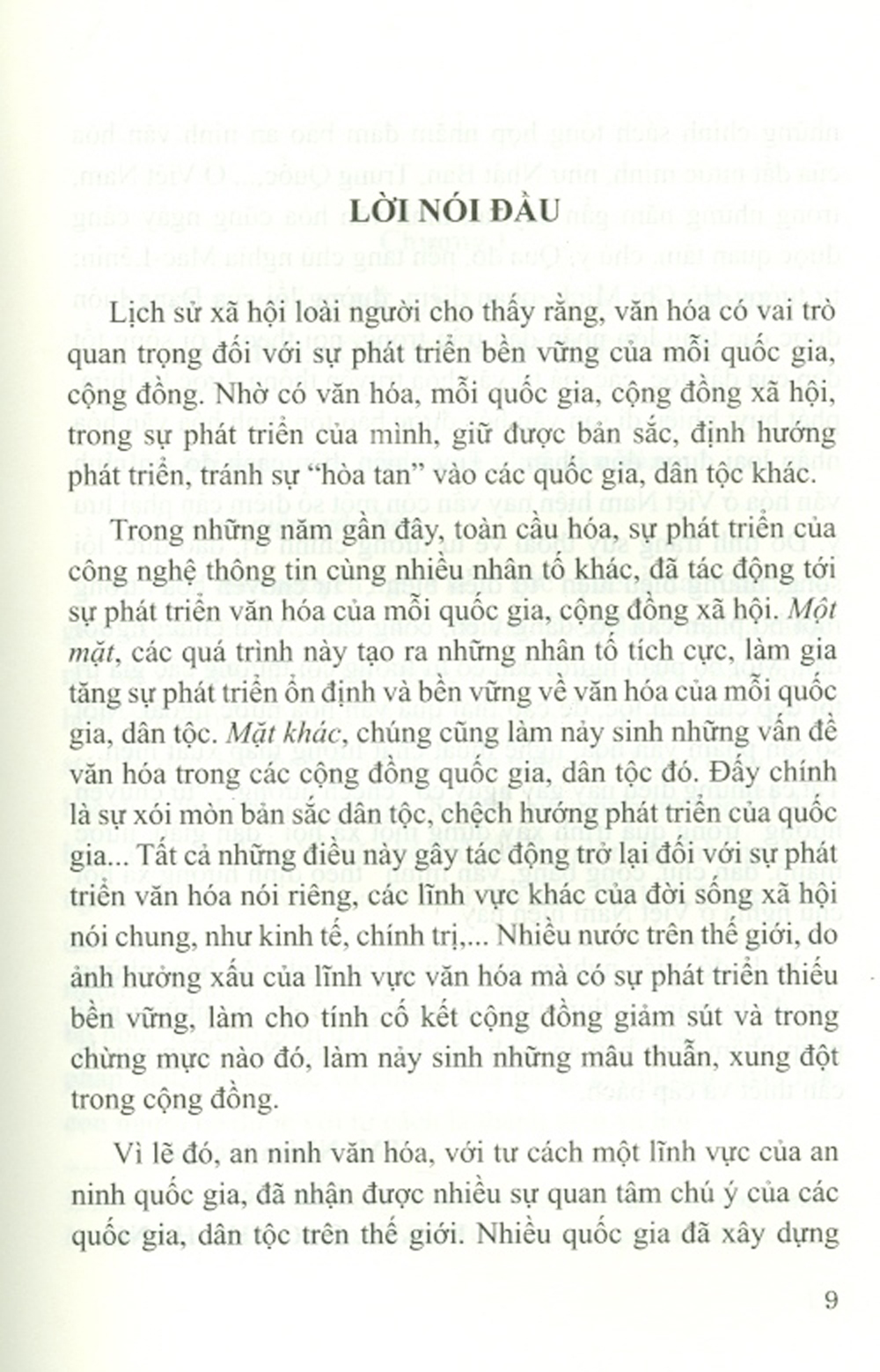 Một Số Vấn Đề Về Lý Luận Và Thực Tiễn Về An Ninh Văn Hóa ở Việt Nam Hiện Nay (Sách Chuyên Khảo)