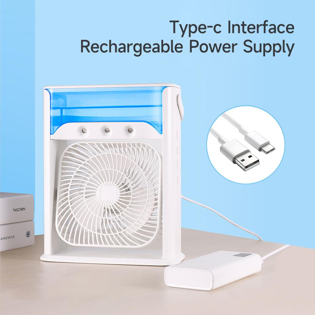 Bình Đựng Nước Làm Mát Xiaomi Youpin 680ml 7 Màu Tùy Chọn Kèm Quạt Phun Sương Tiện Dụng Hàng nhập khẩu