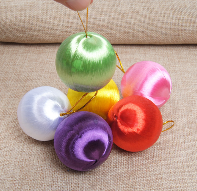 Set Quả Châu Sợi Bóng Trang Trí Cây Thông Giáng Sinh Trang Trí Noel