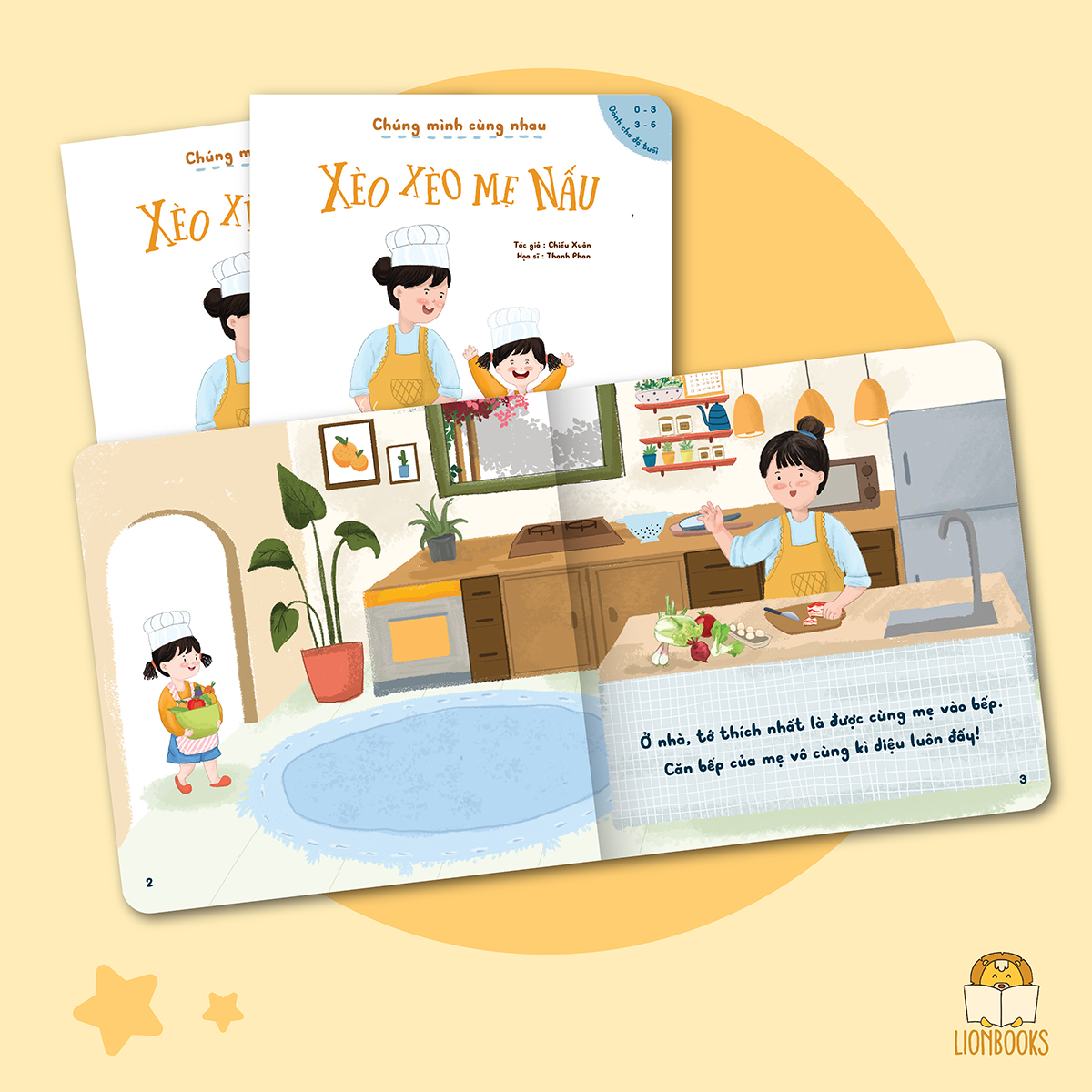 Set 3 cuốn Chúng Mình Cùng Nhau - Sách Cho Bé 0-3 4-6 Tuổi Gắn Kết Tình Cảm Gia Đình