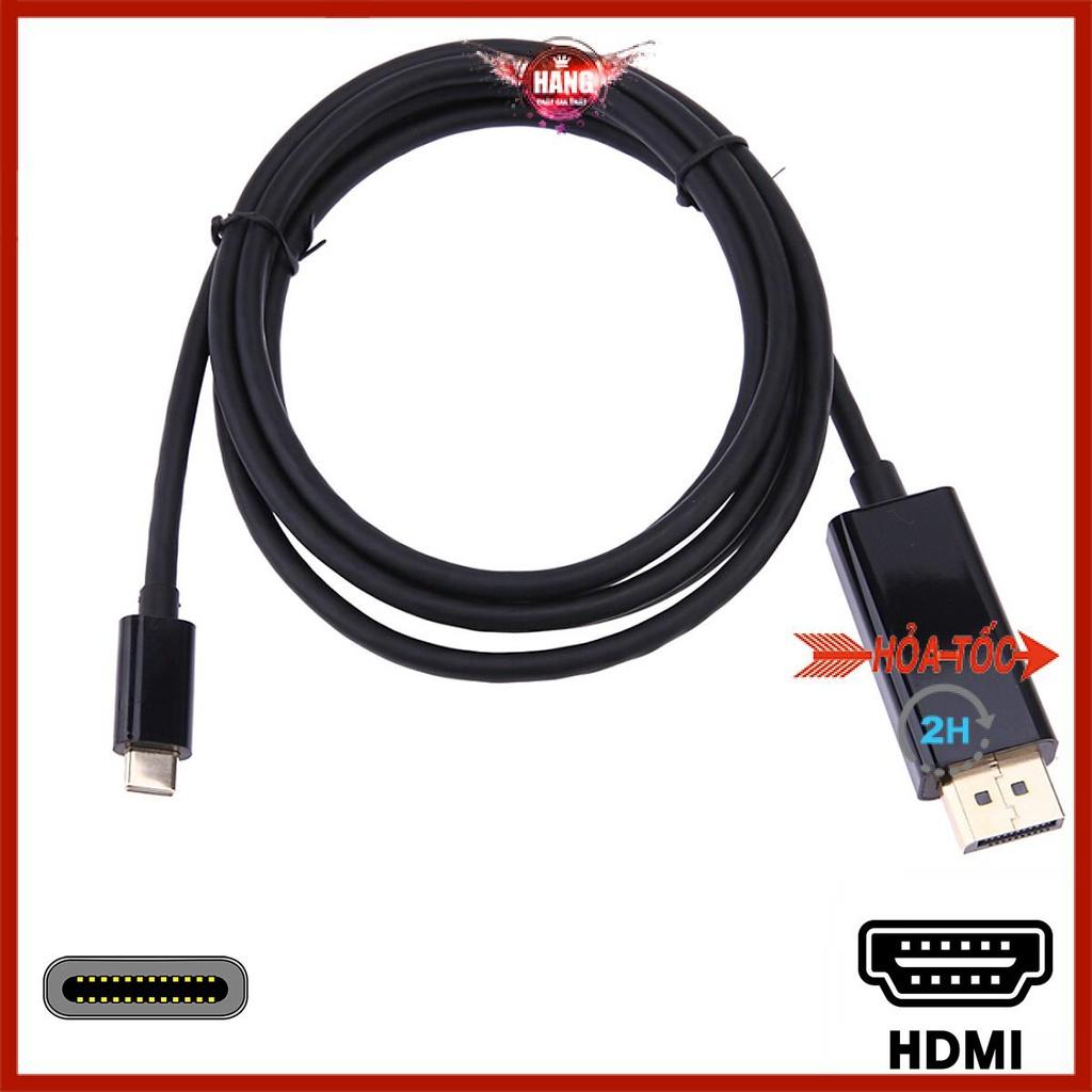 Cáp chuyển Usb Type-c ra HDMI dài 1m8 cho laptop táo,Surface, XPS - Hồ Phạm