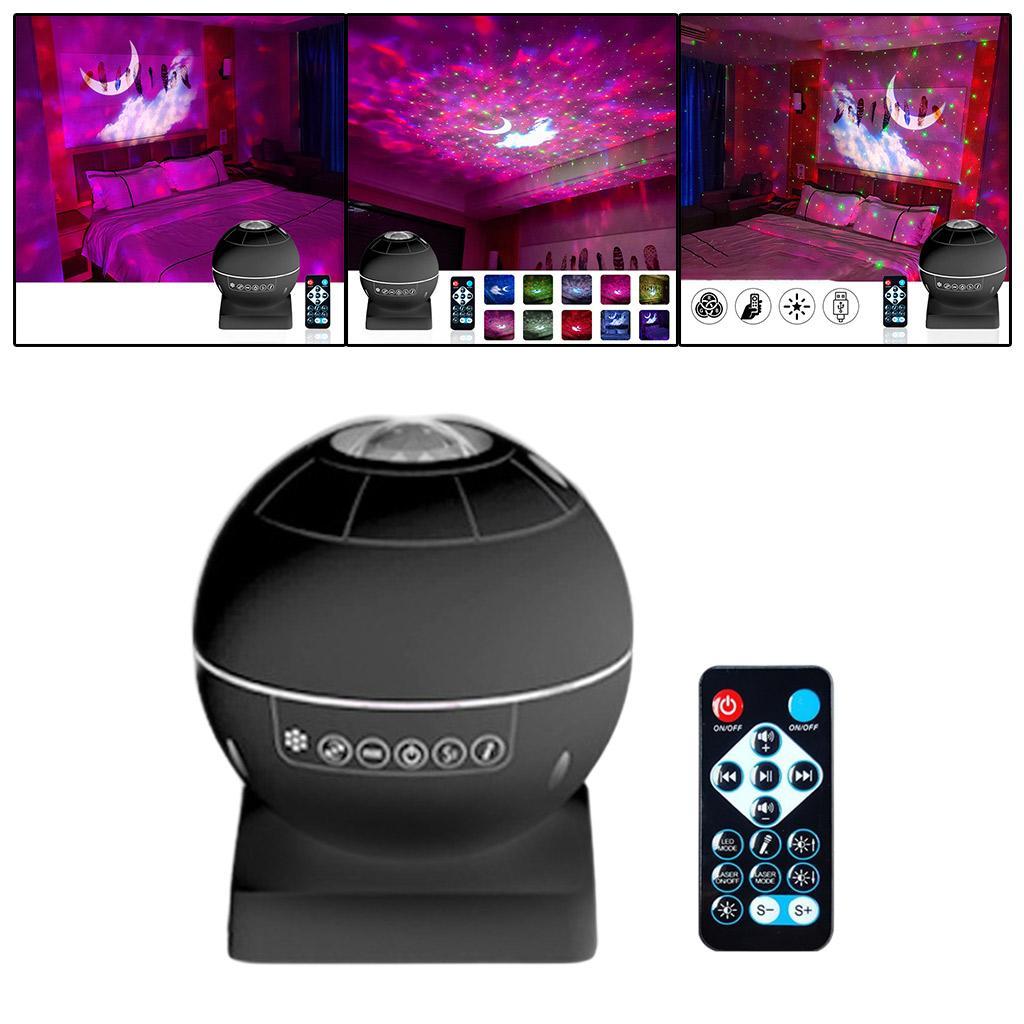 Galaxy Projector Night Light for Bedroom/Party/Home Decor for Kids Black