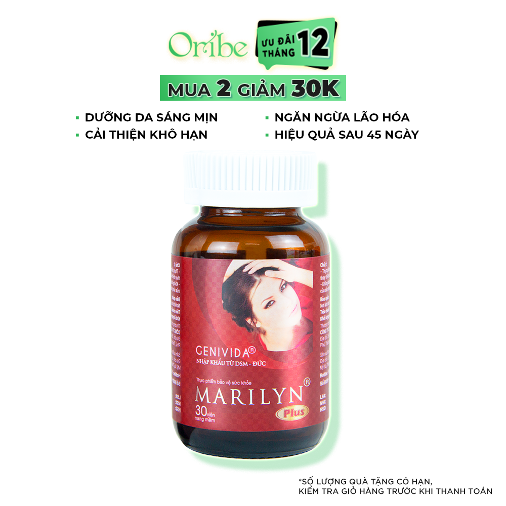 Viên uống tăng cường nội tiết tố nữ Marilyn Plus 30 viên