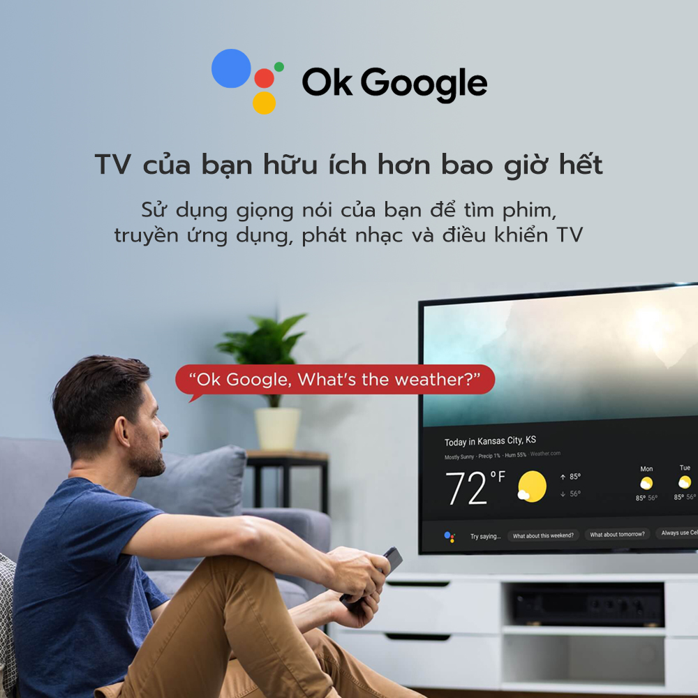 GOOGLE Tivi 43'' 4K HDR - TCL 43T66 - Gam Màu Rộng Dolby Audio - Tivi Giá Rẻ Chất Lượng -Hàng chính hãng