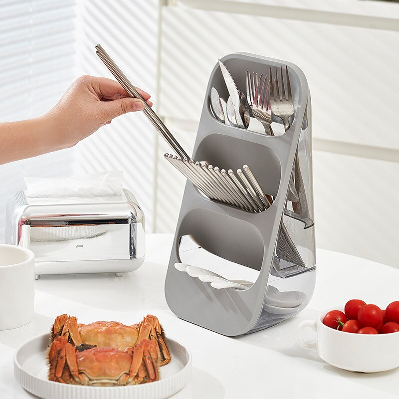 Kệ đựng đũa thìa chống bụi dust proof multifunctional chopsticks