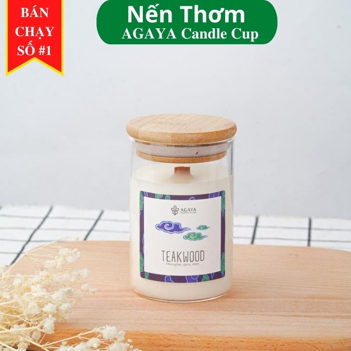 Nến Thơm Candle Cup - Mùi TEAKWOOD