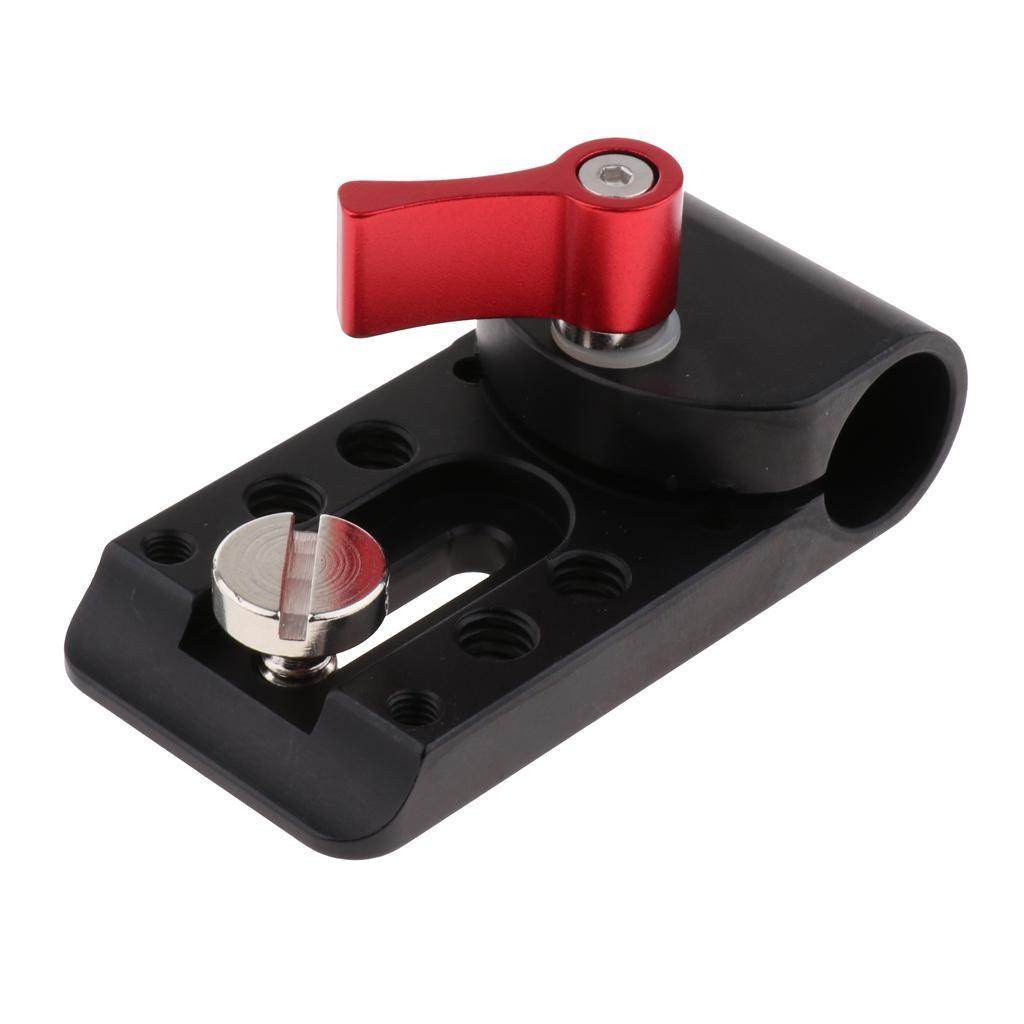 Porous Holder Clamp Mount for 15mm Rods Support Rail Follow Focus Rig DSLR