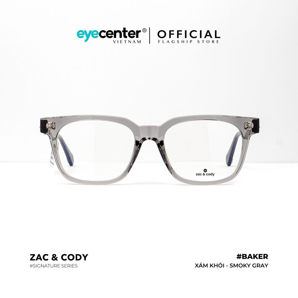 Gọng kính cận vuông nam nữ chính hãng BAKER by ZAC CODY nhập khẩu Eye Center Vietnam