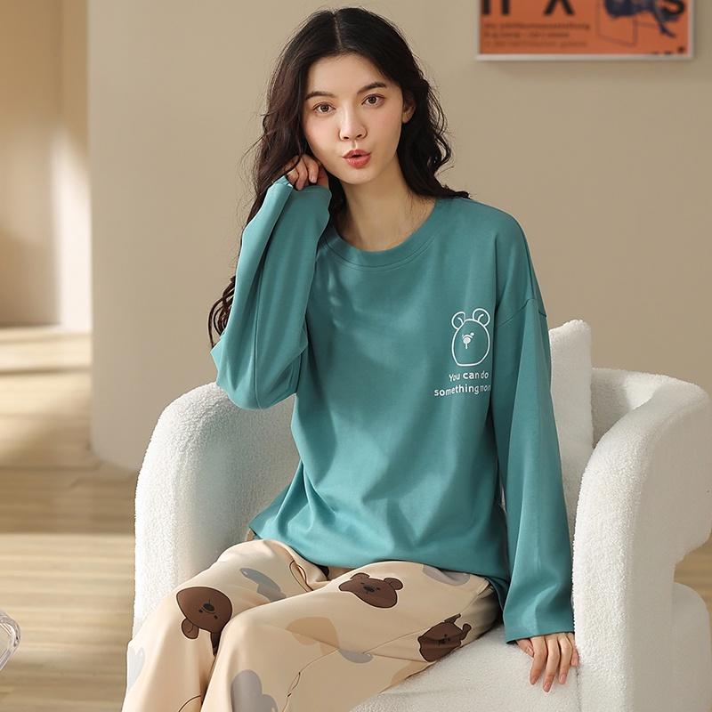 Set đồ nữ Đồ bộ mặc nhà vải COTTON 100% thông thoáng & thấm hút mồ hôi tốt, style Hàn Quốc (707)