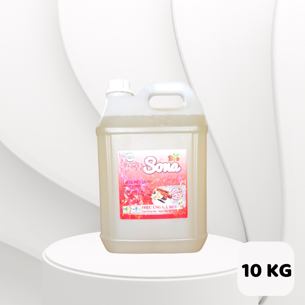 Nước rửa chén sinh học Sona hương quế 10kg