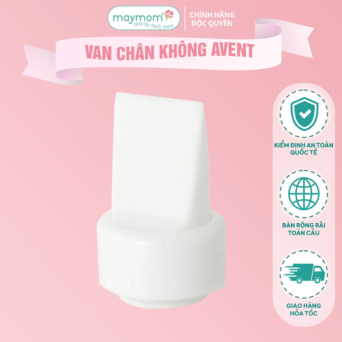 Van Chân Không Máy Hút Sữa Maymom, Phụ Kiện Thay Thế Máy Hút Sữa Medela, Spectra, Avent, Rozabi, Unimom, Mama’s Choice