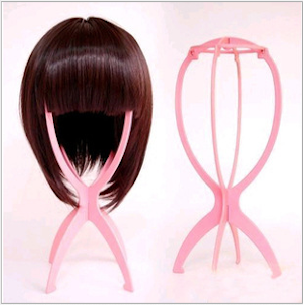 Tóc giả nữ nguyên đầu dài 40cm có da đầu - TG34