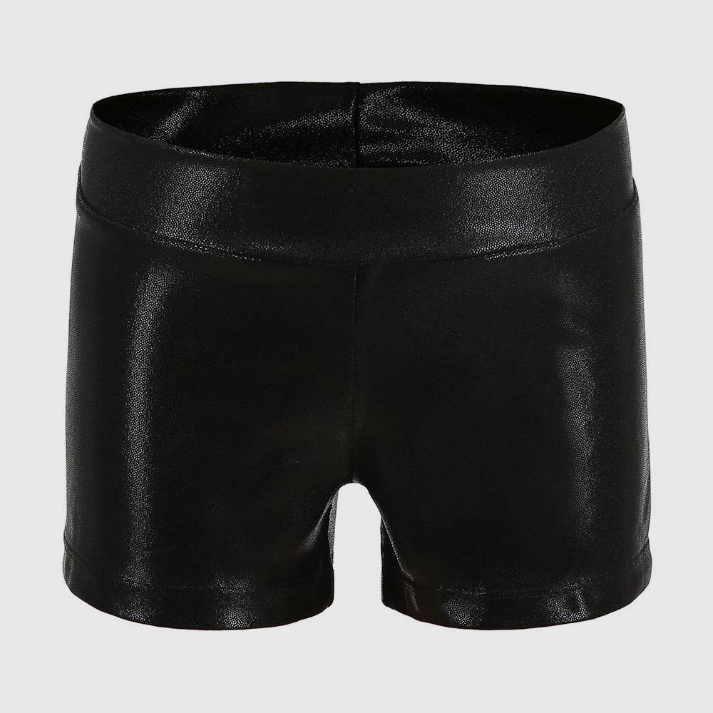 Quần short thể dục chất liệu vải co giãn, dễ vừa vặn và linh hoạt vận động cho bé gái