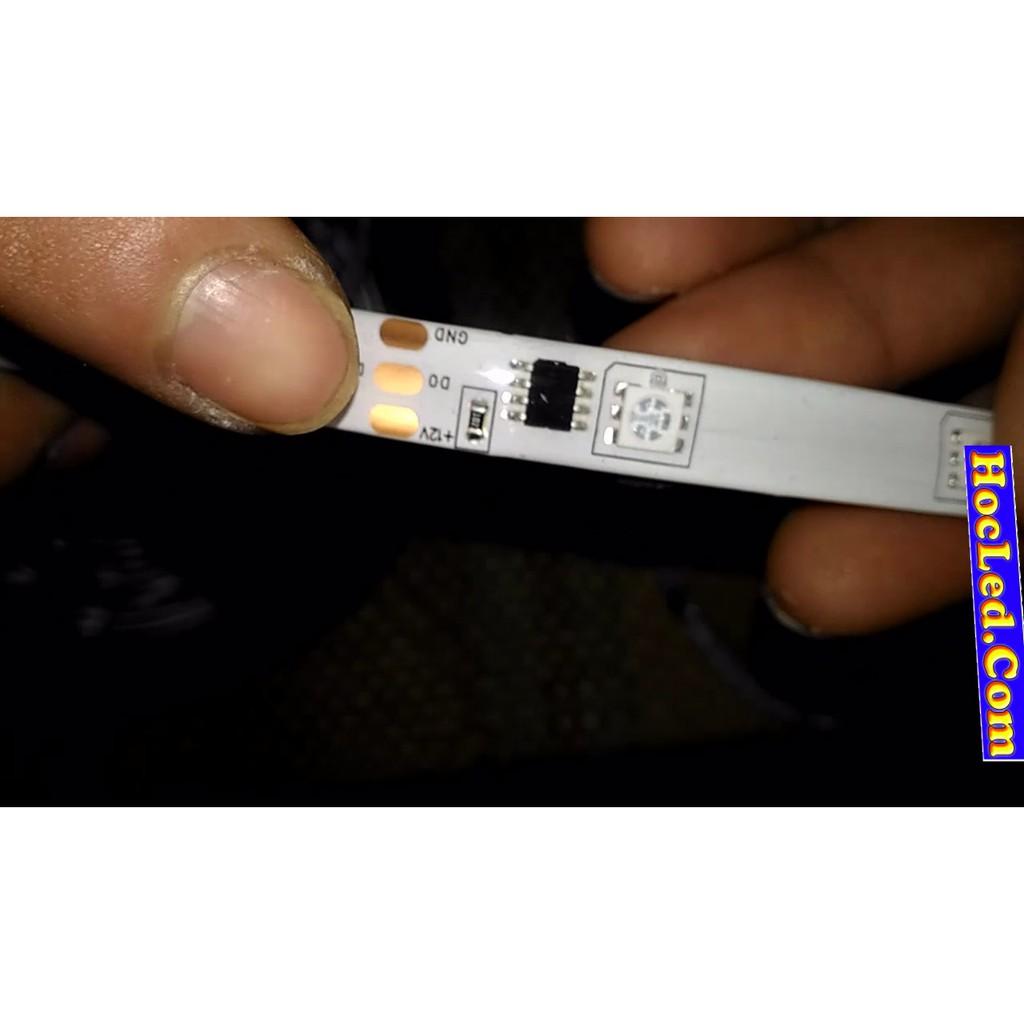 LED Dán RGB Full Color Chip 1903- CHẠY Đủ Màu Tự Động Đổi Hiệu Ứng + Điện 12V An Toàn Tuyệt Đối