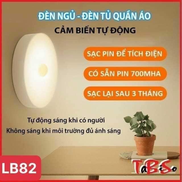 Đèn Cảm Biến, Đèn Led Cảm Ứng Chuyển Động Dán Tường Sạc USB