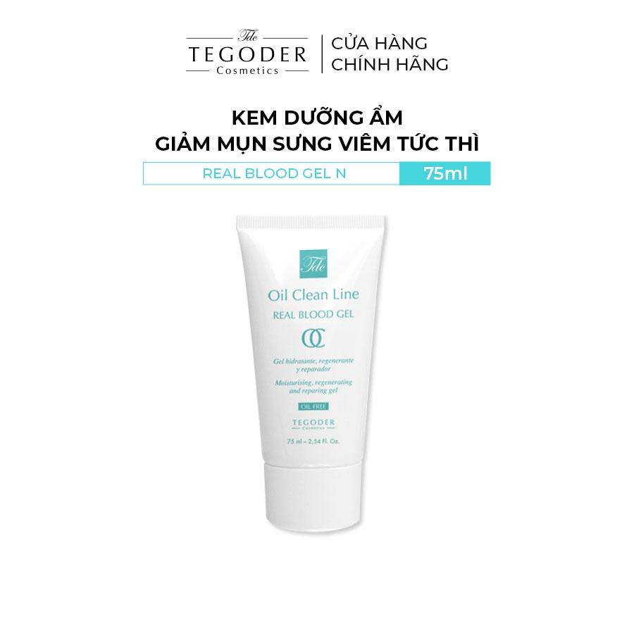 Kem dưỡng ẩm ngăn ngừa mụn sưng viêm tức thì Tegoder Real Blood Gel N 75 ml mã 9328